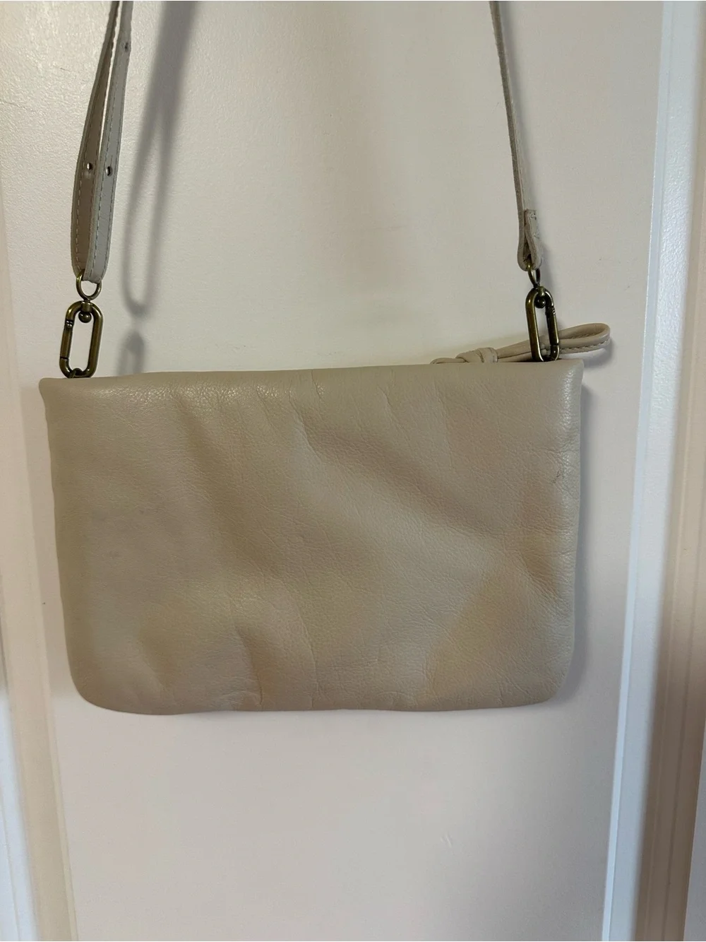 Madewell “The Puff” Crossbody Bag in Bone - Picture 2 of 8